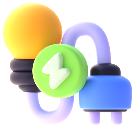 Bulb Plug  3D Icon