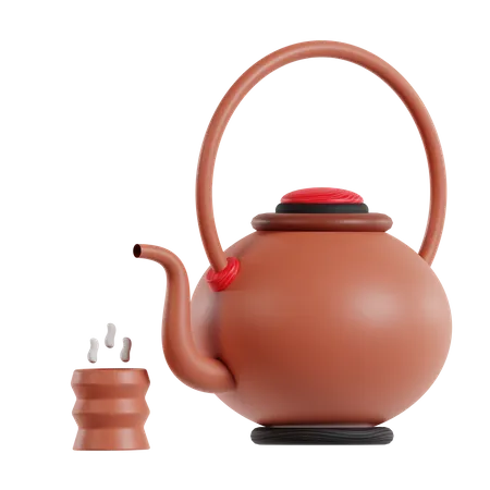 Bule de chá japonês  3D Icon