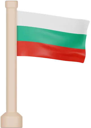 Bulgaria Flag  3D Icon