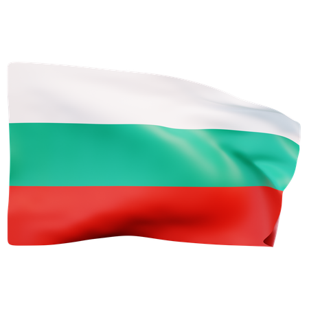 Bulgaria Flag  3D Icon