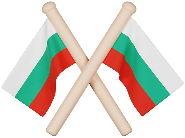 Bulgaria Flag  3D Icon