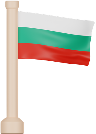 Bulgaria Flag  3D Icon
