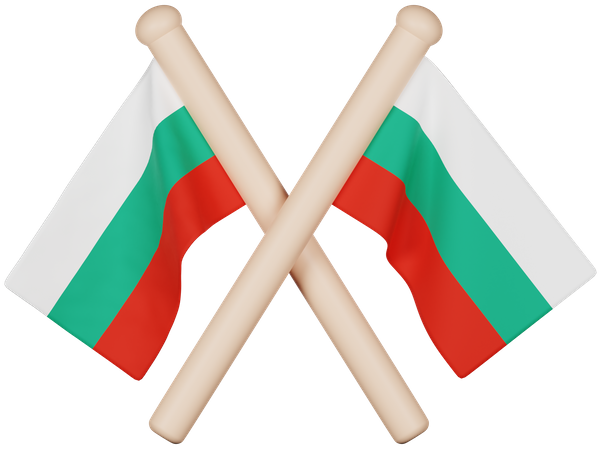 Bulgaria Flag 3D Icon