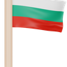bulgaria flag 3d illustration