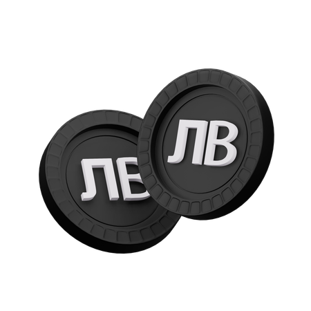 불가리아 레프  3D Icon