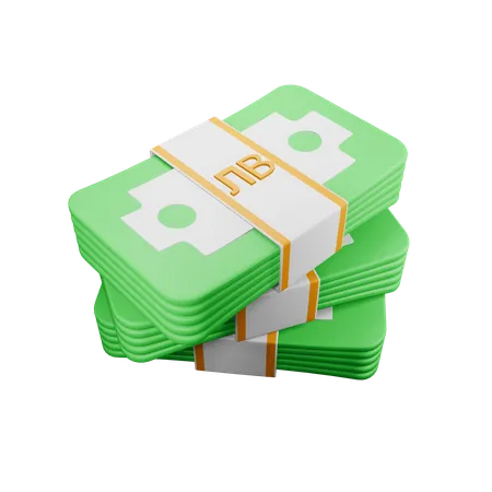 Bulgarian lev  3D Icon