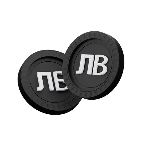 Bulgarian lev  3D Icon