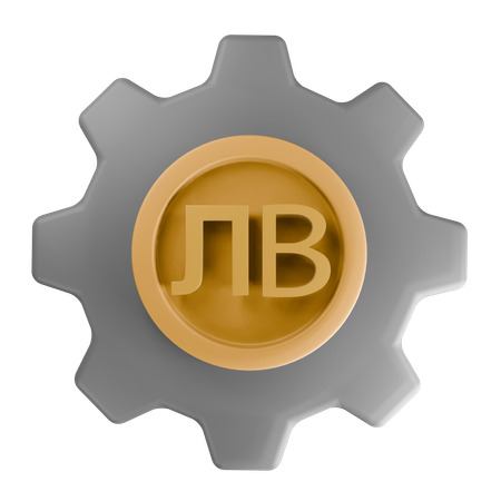 Bulgarian lev  3D Icon