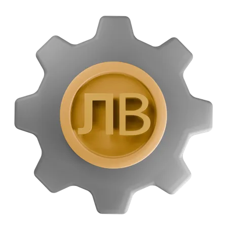 Bulgarian lev  3D Icon