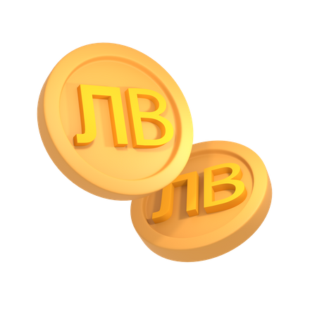 Bulgarian lev  3D Icon