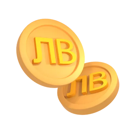 Bulgarian lev  3D Icon