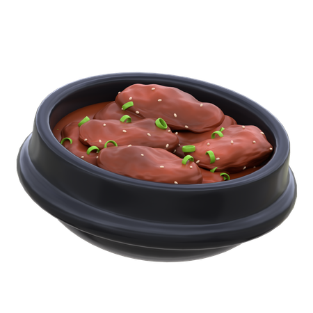 Bulgogi  3D Icon