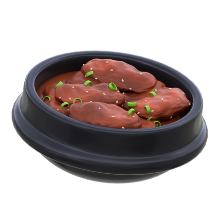 Bulgogi  3D Icon