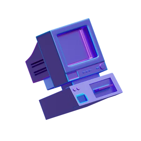 3 D Retro Futurism 3D Icon