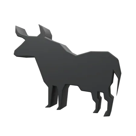 Bull  3D Icon