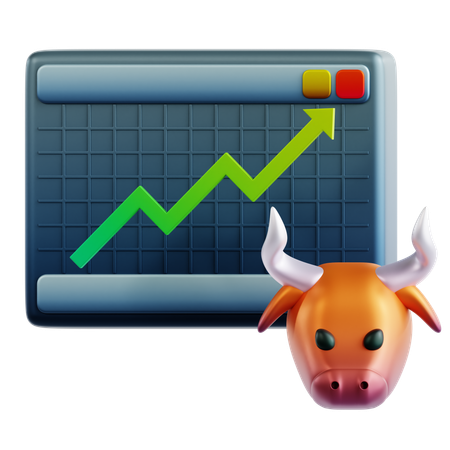 Bull Market  3D Icon