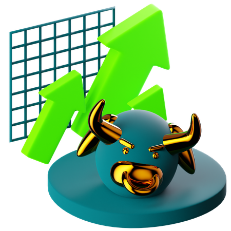 Bull Market  3D Icon