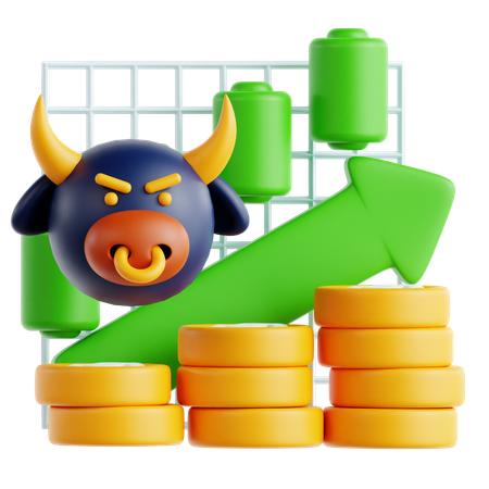 Bull Market  3D Icon