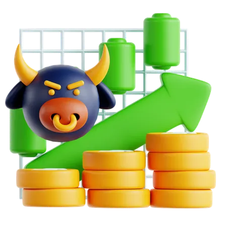 Bull Market  3D Icon