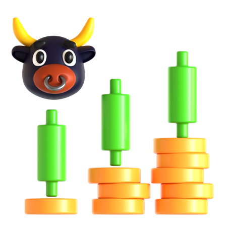 Bull Market  3D Icon