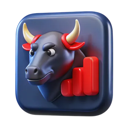 Bull Market  3D Icon