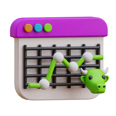 Bull Market  3D Icon