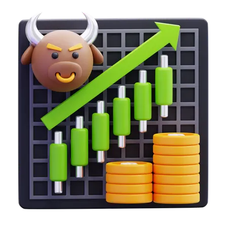 Bull Market  3D Icon
