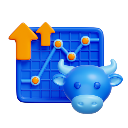 Bull Market  3D Icon