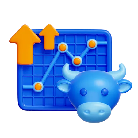 Bull Market  3D Icon