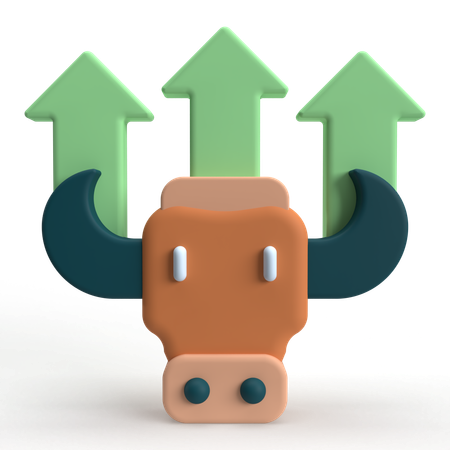Bull Market  3D Icon