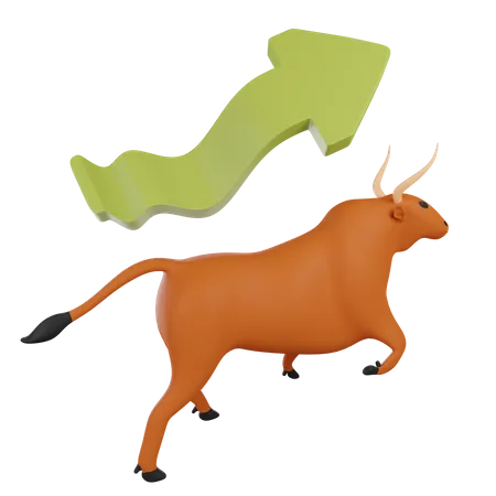 Bull Market  3D Icon