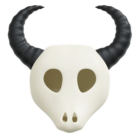 Bull Skull  3D Icon