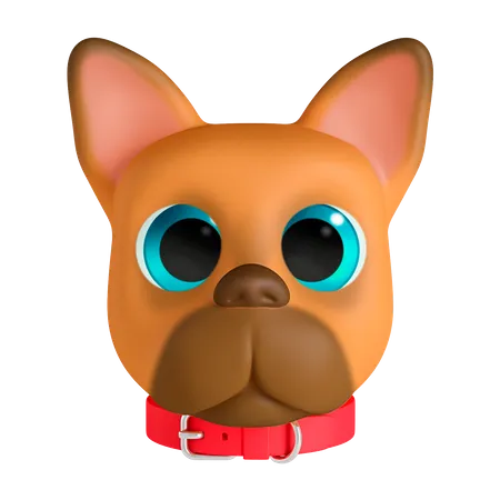 Bulldog  3D Illustration