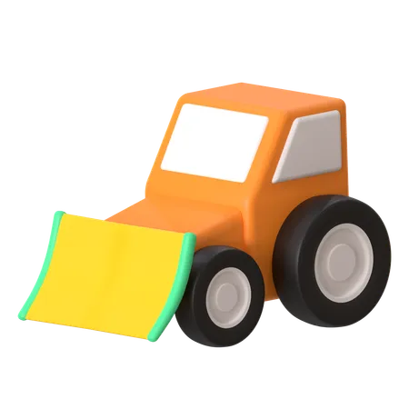 Bulldozer  3D Icon
