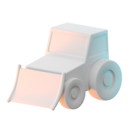 Bulldozer  3D Icon