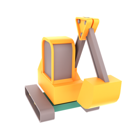 Bulldozer  3D Icon