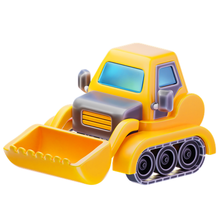 Bulldozer  3D Icon