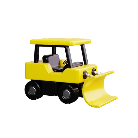 Bulldozer  3D Icon