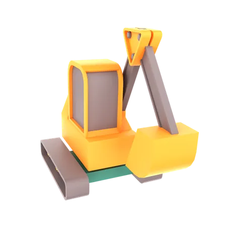 Bulldozer  3D Icon