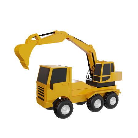 Bulldozer  3D Icon