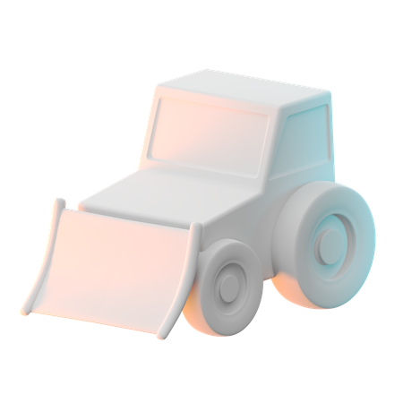Bulldozer  3D Icon