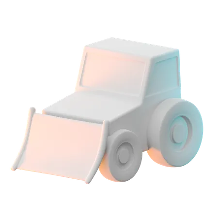 Bulldozer  3D Icon