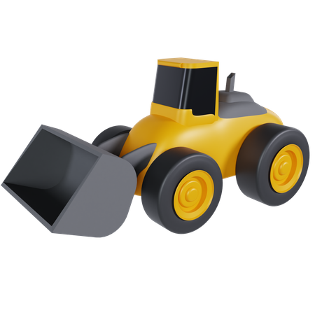 Bulldozer  3D Icon