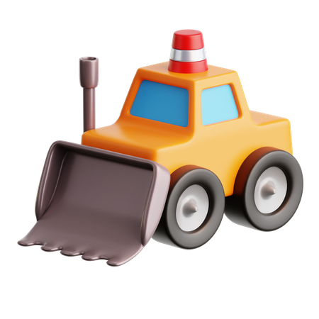 Bulldozer  3D Icon