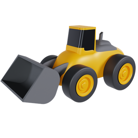 Bulldozer  3D Icon