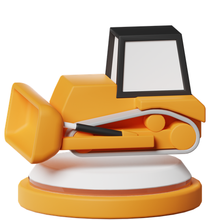 Bulldozer  3D Icon