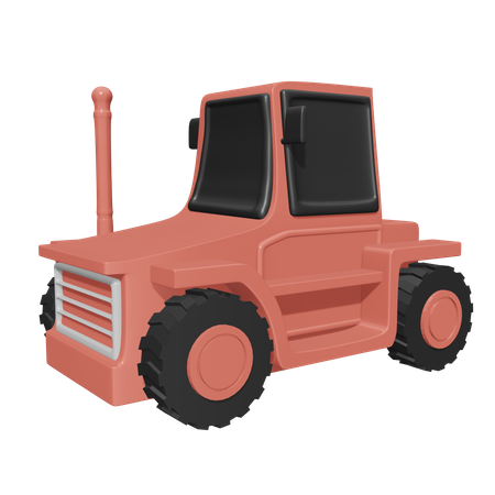 Bulldozer de chantier  3D Icon