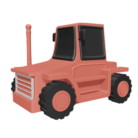 Bulldozer de chantier  3D Icon