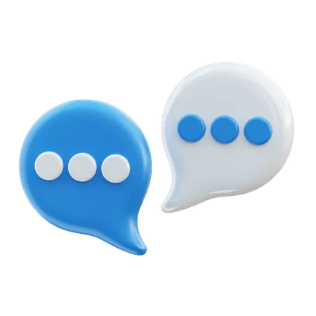 Bulle de discussion  3D Icon