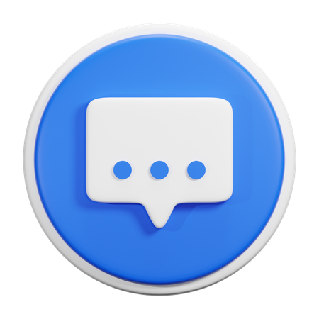 Bulle de discussion  3D Icon